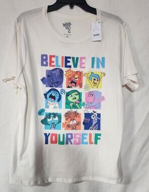 Inside out 2 '' Believe in Yourself'' Women's shirt size XL